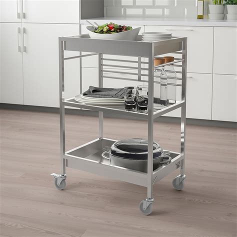 stainless steel trolley ikea